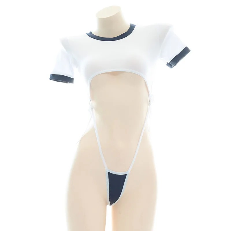 Women Anime Cosplay - Cute bodysuit sexy lingerie hollow out