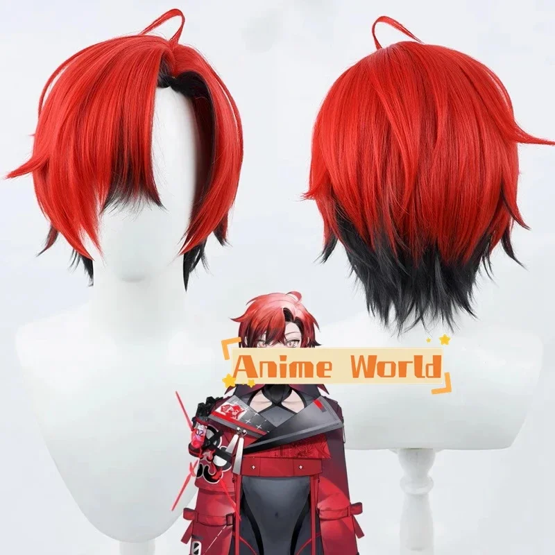 Anime Cosplay Red Hair - Holostars English TEMPUS YouTuber Machina X