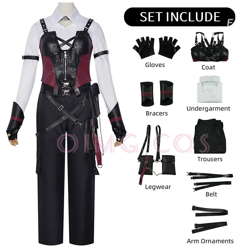 Women Anime Cosplay - Love and deepspace Deep Space Hunter