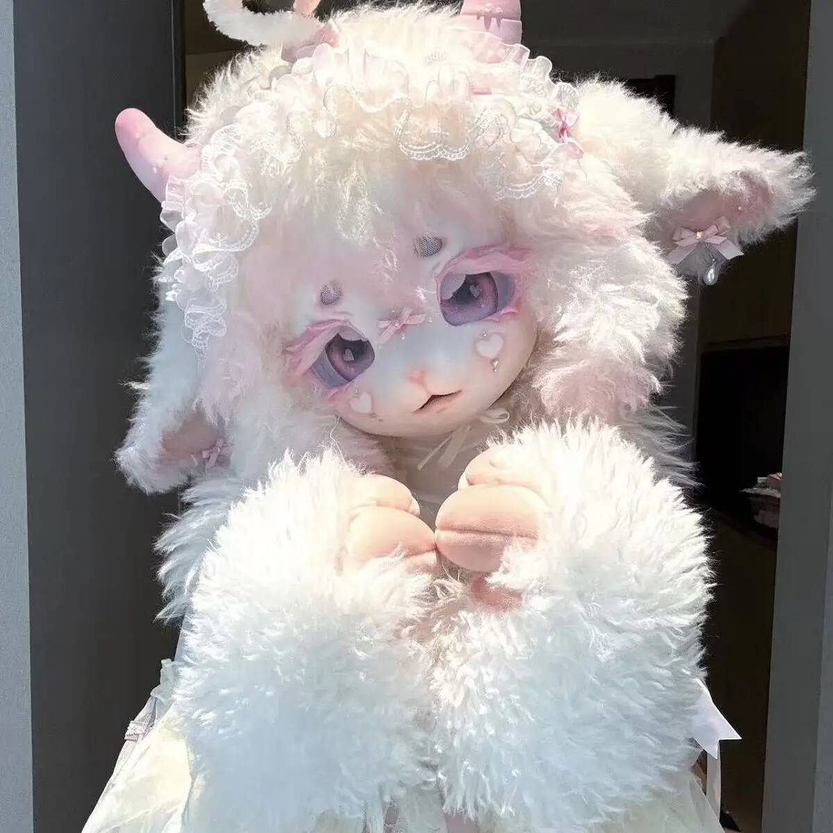 Handmade Kig Fursuit Head, Cut - Anime Cosplay Female recension och pris