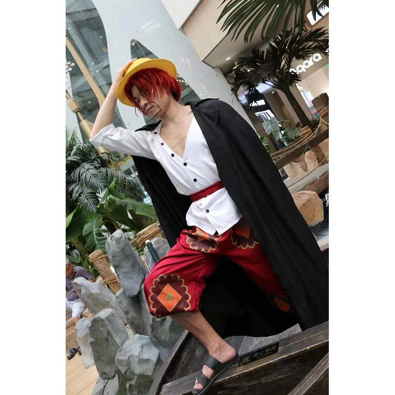 ♥2026 New Halloween Costume Co - Anime Cosplay Red Hair recension och pris