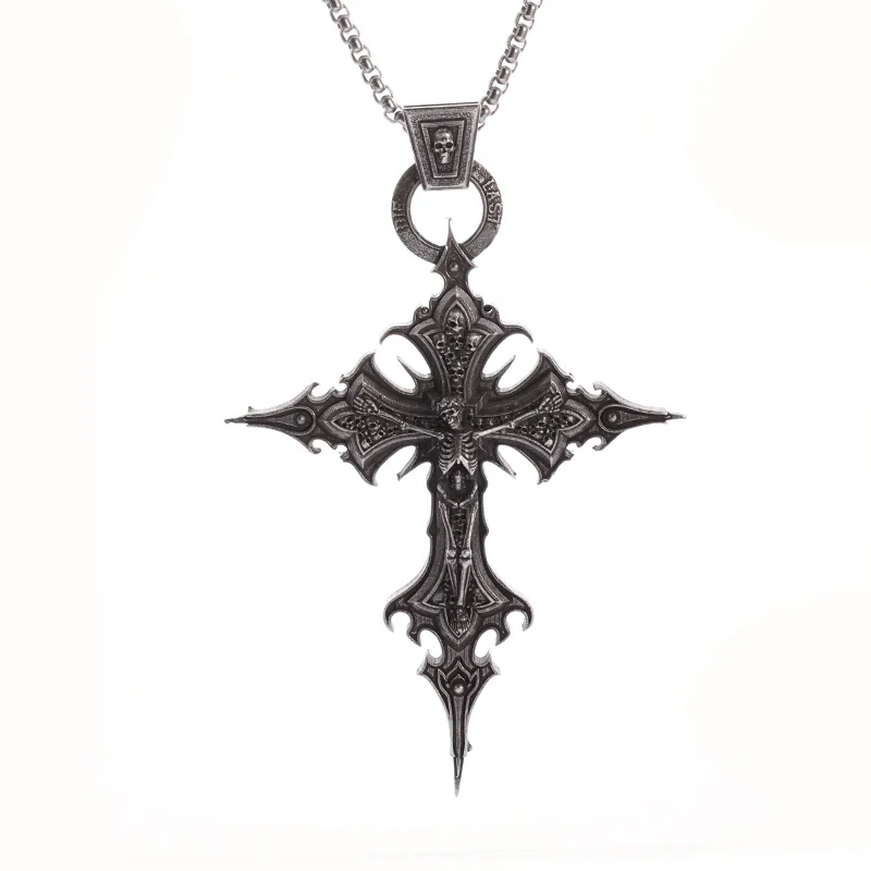 Vintage Gothic Skull Jesus Cro - Black Clover Grimoire recension och pris