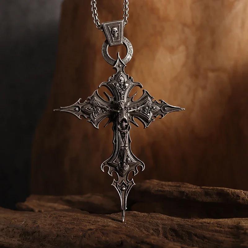 Vintage Gothic Skull Jesus Cro - Black Clover Grimoire recension och pris