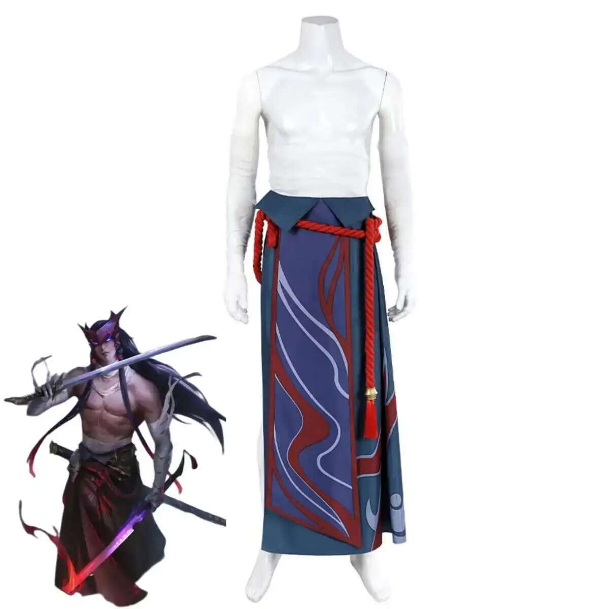 Game LOL Unforgotten Yone Cosp - Anime Cosplay To Buy recension och pris
