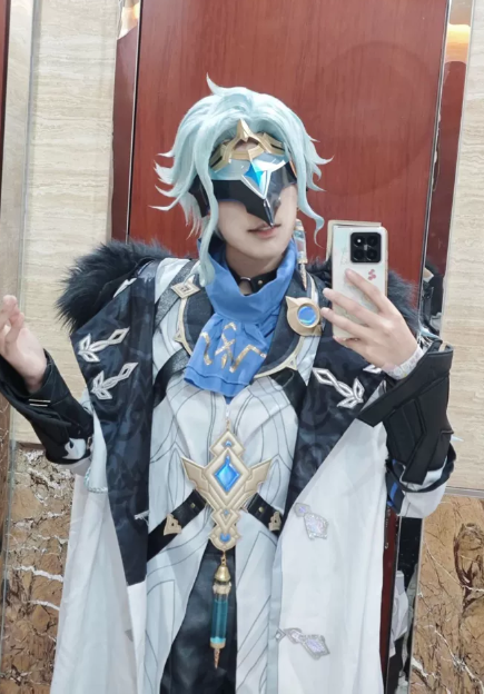 Genshin Impact Cosplay Il Dott - Anime Cosplay Mask recension och pris