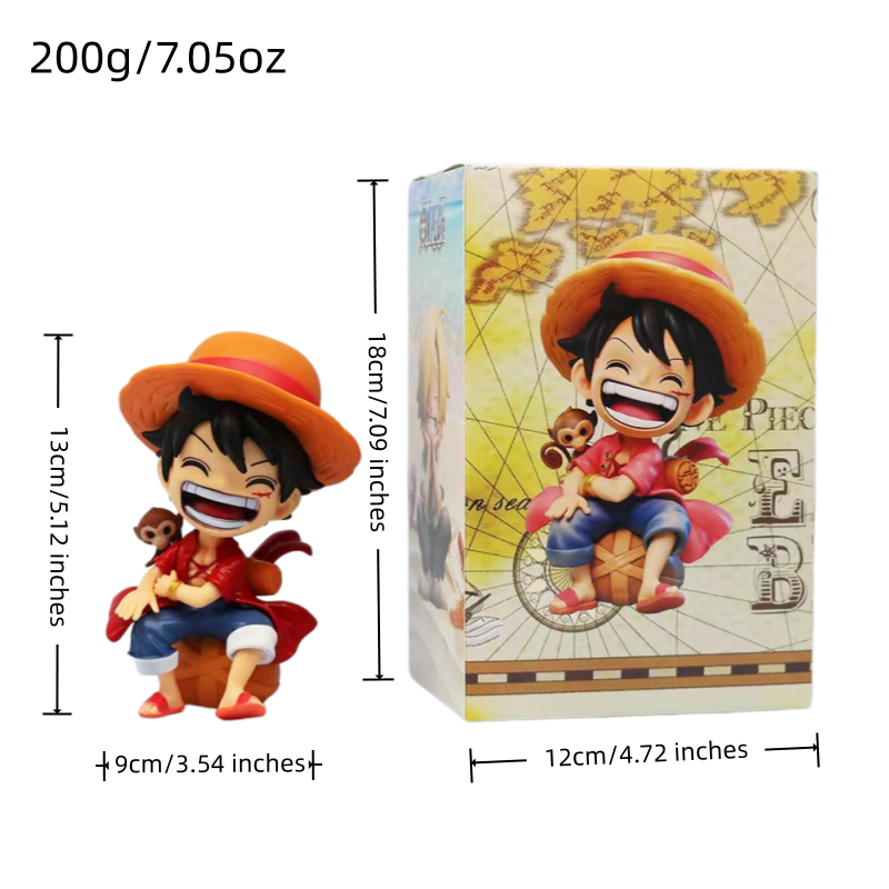 One Piece Chibi Luffy Zoro San - One Piece Straw Hat recension och pris