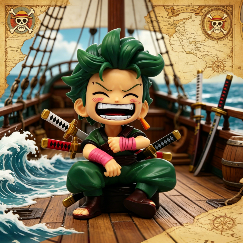 One Piece Chibi Luffy Zoro San - One Piece Straw Hat recension och pris