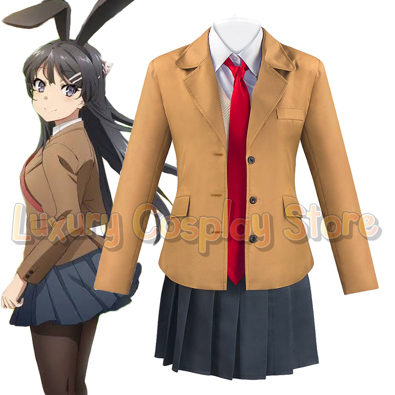 Anime Sakurajima Mai Cosplay C - Anime Cosplay Bunny recension och pris