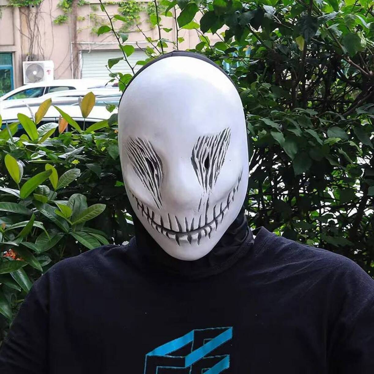 Scary Demon White Ghost Acg La - Anime Cosplay Mask recension och pris