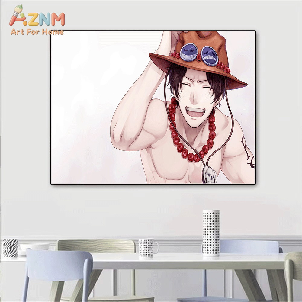 AZNM One Piece Anime Canvas Po - One Piece Straw Hat recension och pris