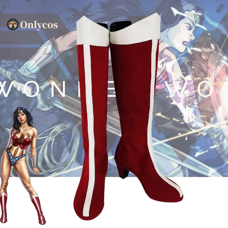 Wonder Cosplay Woman Shoes Hal - Cosplay Anime Shoes recension och pris