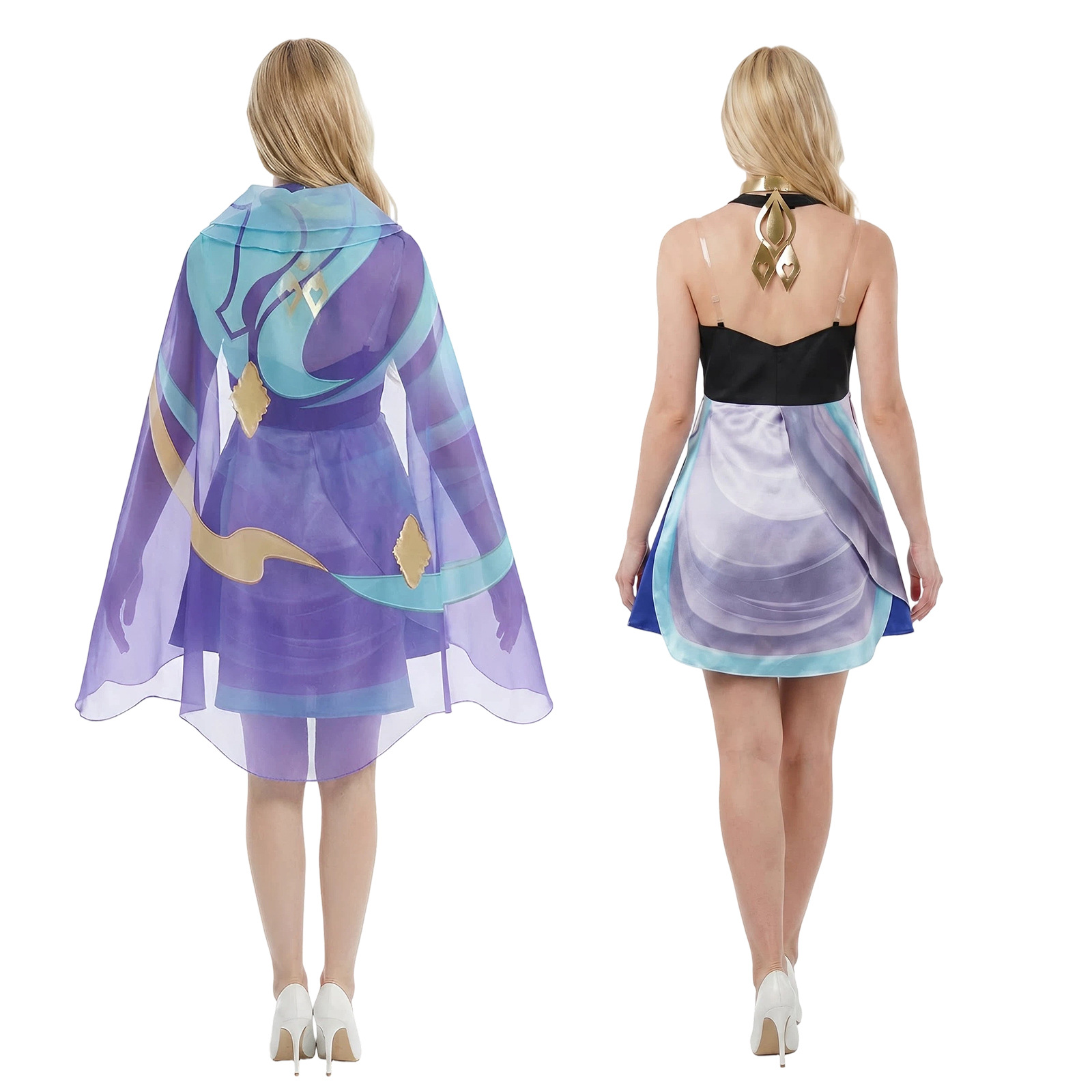 Dolia Dress with Headscarf Cos - Women Anime Cosplay recension och pris