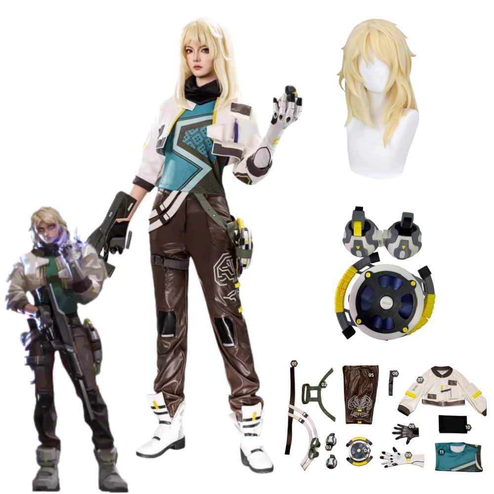 Deadlock Cosplay Costume Props - Women Anime Cosplay recension och pris