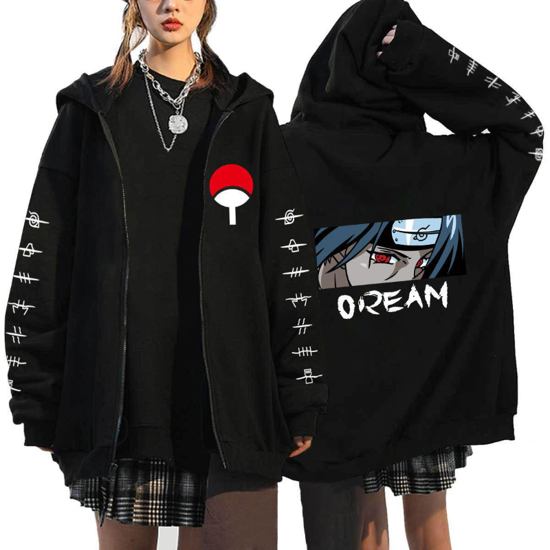 Naruto Anime Zip Up Hoodie Car - Naruto Headband Metal recension och pris