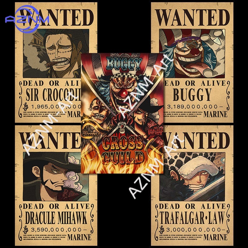 Borderless One Piece Wanted Po - One Piece Straw Hat recension och pris