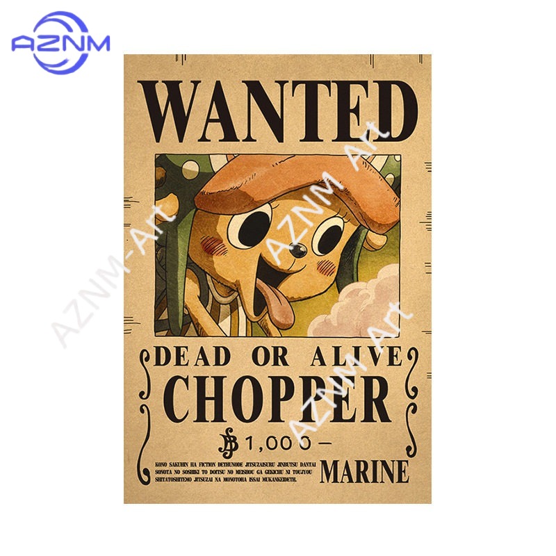 Borderless One Piece Wanted Po - One Piece Straw Hat recension och pris