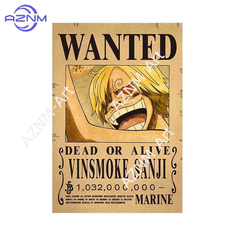 Borderless One Piece Wanted Po - One Piece Straw Hat recension och pris