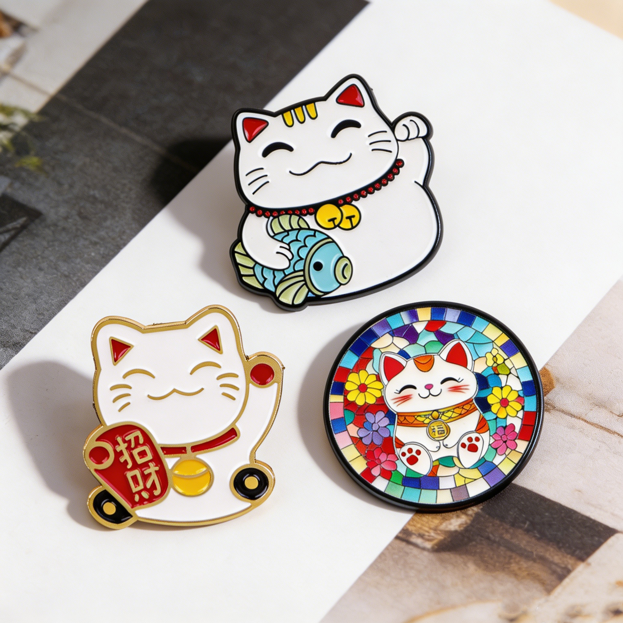 3pcs/Set Japanese Lucky Cat En - Naruto Headband Metal recension och pris